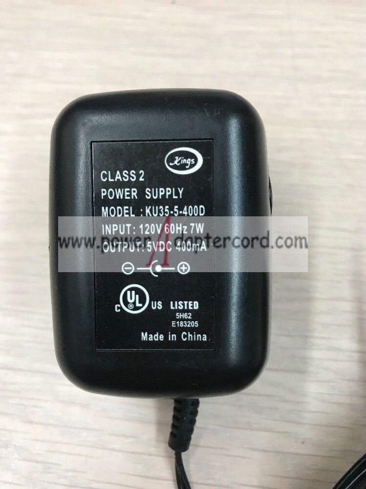 *Brand NEW* 5V DC 400mA AC Adapter Charger Kings KU35-5-400D Power Supply